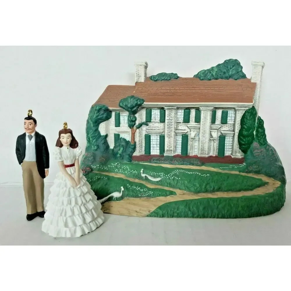 1996‎ Hallmark Keepsake Ornaments Gone with the Wind 3 Piece Set U17